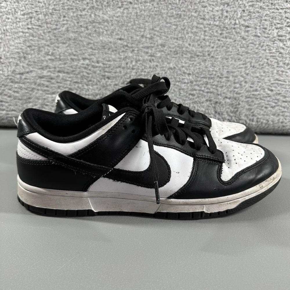 Nike Dunk Low Mens 11 Panda‎ Black White DD1391-100 - No Insoles